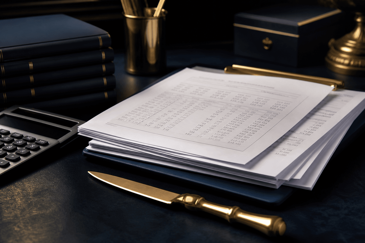Professional year end accounts and tax working papers